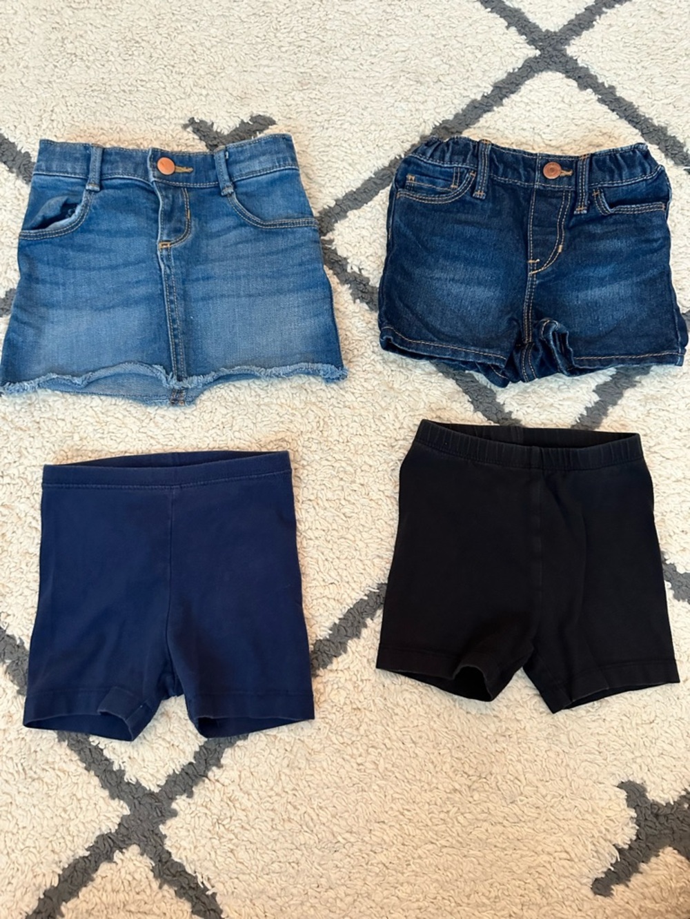 Baby girls shorts and skirt bundle